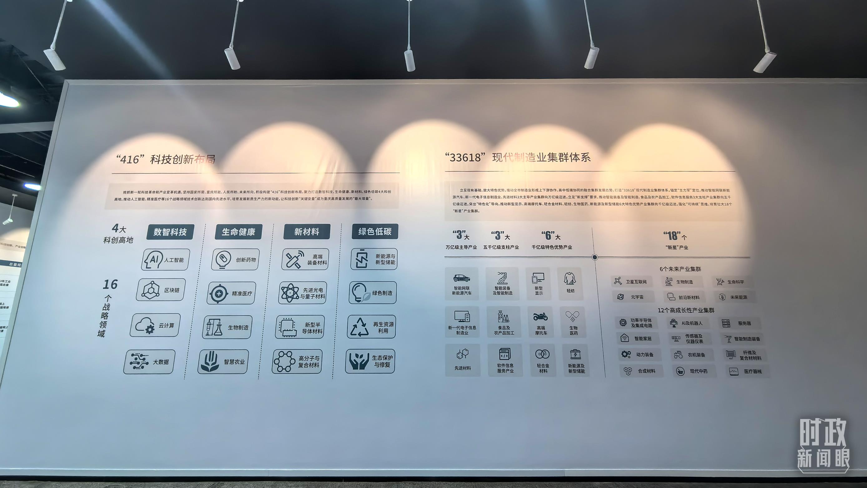 △重庆科技创新和产业发展成果展示。(总台央广记者潘毅拍摄)